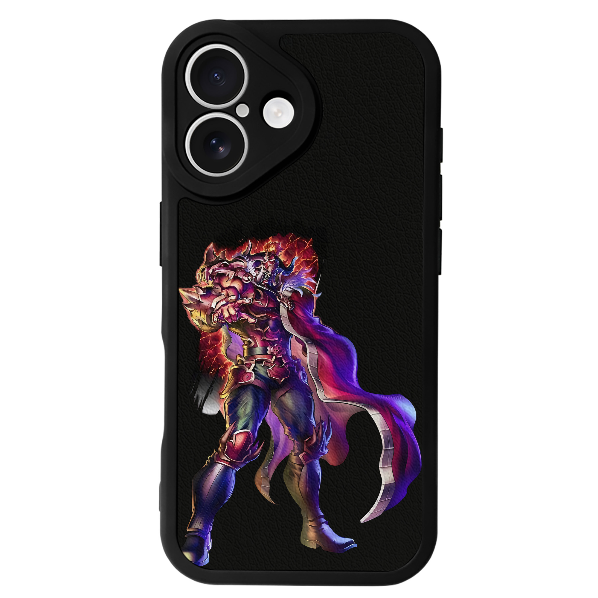 （画像用） 北斗の拳 Fist of the North Star 【iPhone 16シリーズ対応】シリコンスマホケース（レザー調） 材質：シリコン